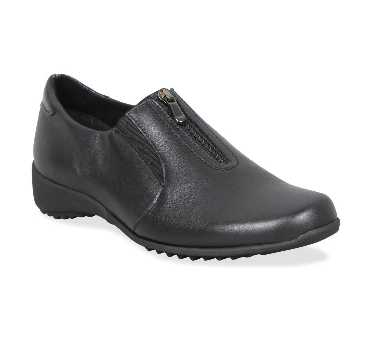 Munro Berkley Black Leather